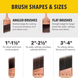Purdy XL Bow 3 in. Medium Stiff Flat Trim Paint Brush