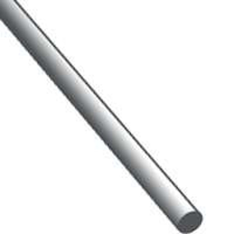 K & S 497 Music Wire, 0.039 in Dia, 36 in L, Carbon Steel, 318,000 to 352,000 psi Tensile Strength