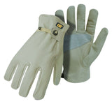 Cat CAT012110J Gloves, Men's, Jumbo, Keystone Thumb, Ball and Tape Cuff, Cowhide Leather, Tan