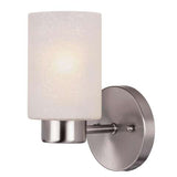 Westinghouse Sylvestre 1-Light Brushed Nickel Gray Wall Sconce