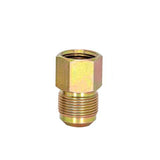 Eastman 5/8 in. Flare X 1/2 in. D FIP Brass Brass Gas Connector