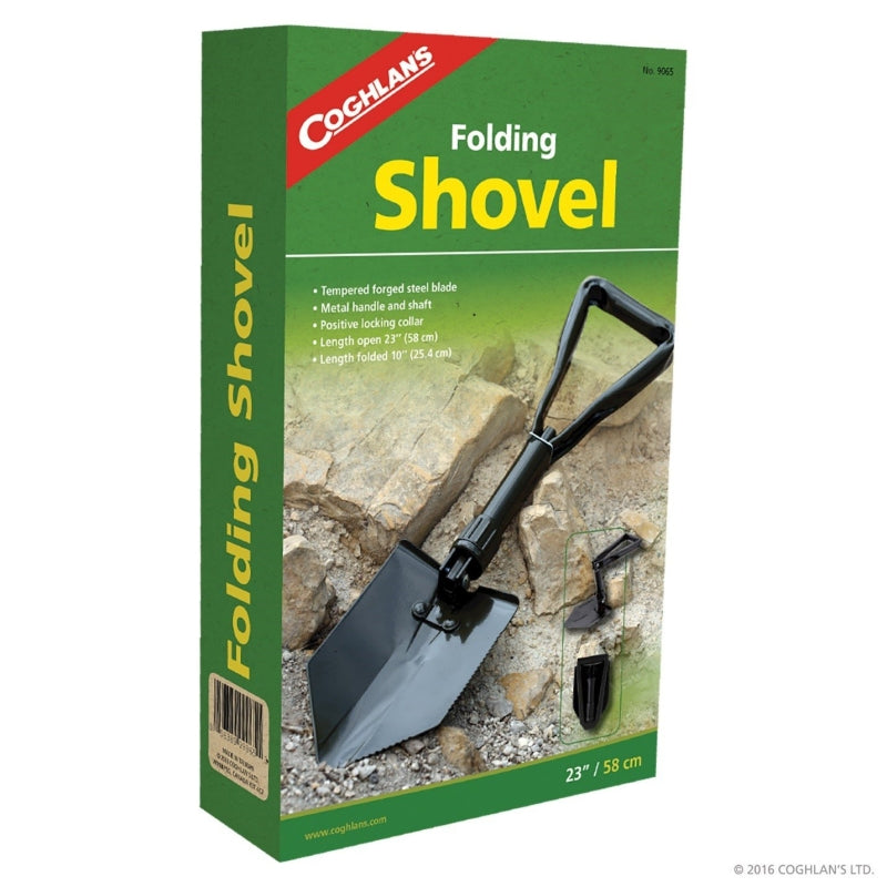 Coghlan's 9065 Folding Shovel, Steel Blade, Metal Handle, 10 in L