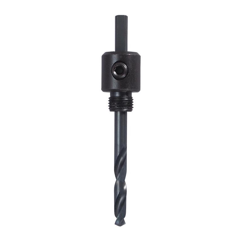 Lenox 5 in. L Hole Saw Mandrel 9/16 in. 1-3/16 in. 1/4 in. 3-Flat 1 pc