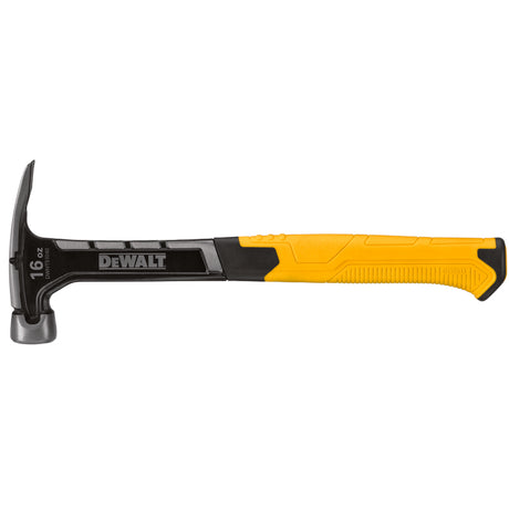 DeWalt 16 oz Smooth Face Rip Claw Hammer 7.50 in. Steel Handle, Pack of 2