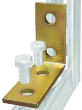 SuperStrut 200 Series ZAB205-10 Angle Bracket Fitting, Plastic, Gold, Galvanized
