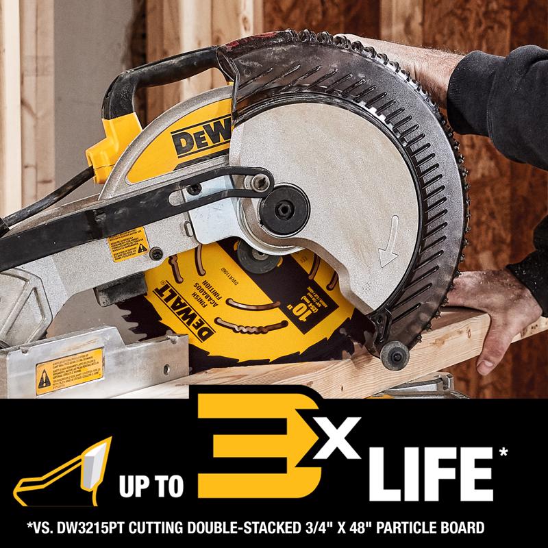 DeWalt 10 in. D X 5/8 in. Carbide Tipped Circular Saw Blade 40/60 teeth 2 pk