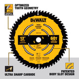 DeWalt 12 in. D X 1 in. Carbide Tipped Circular Saw Blade 40/60 teeth 2 pk