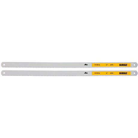 DeWalt 12 in. Bi-Metal Hacksaw Blades 32 TPI 2 pk