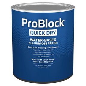 INT/EXT PRIMER WTR-BSD WHT 1QT, Pack of 4