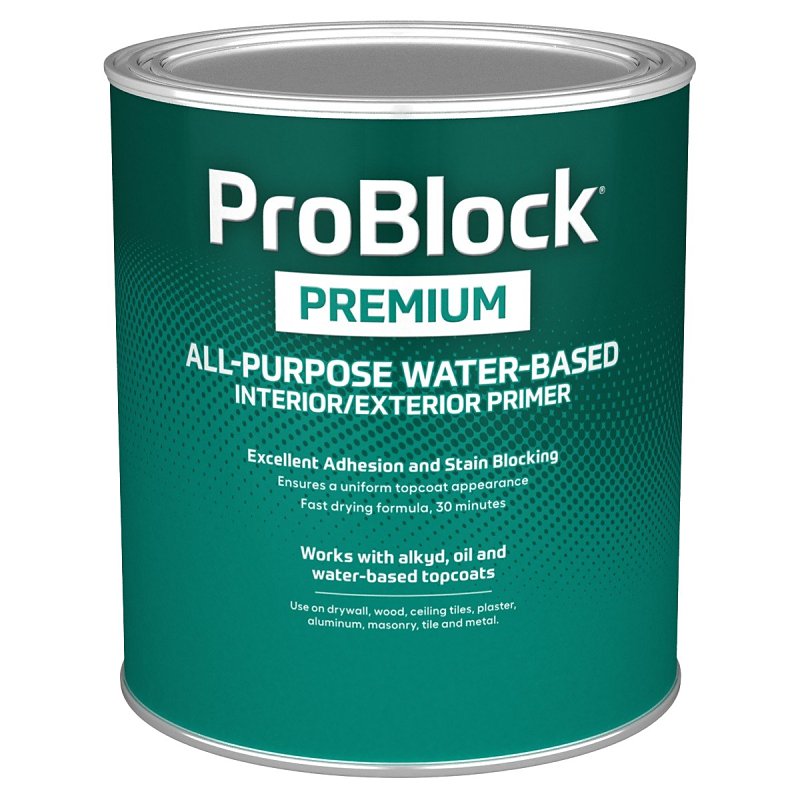 INT/EXT PRIMER WB APUR WHT 1QT, Pack of 4