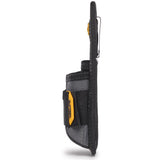 ToughBuilt 3.5 in. W X 9.25 in. H Polyester Utility Pouch 6 pocket Black 1 pc
