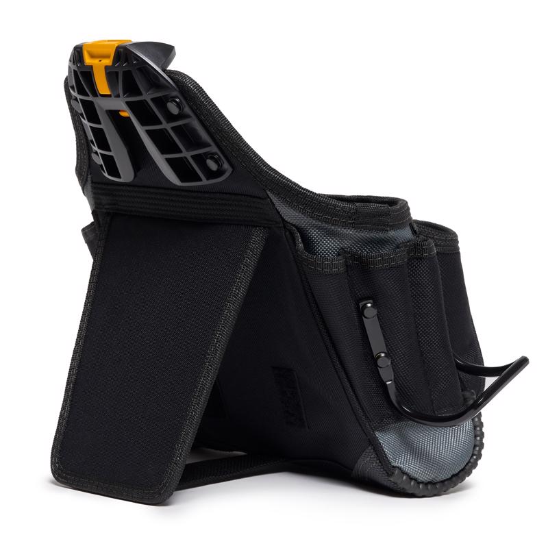ToughBuilt 12.9 in. W X 13.25 in. H Polyester Contractor Tool Pouch 23 pocket Black 1 pc