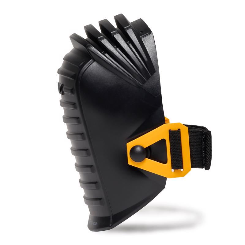 ToughBuilt 6.3 in. L X 5.51 in. W Plastic Waterproof Knee Pads Black One Size Fits All