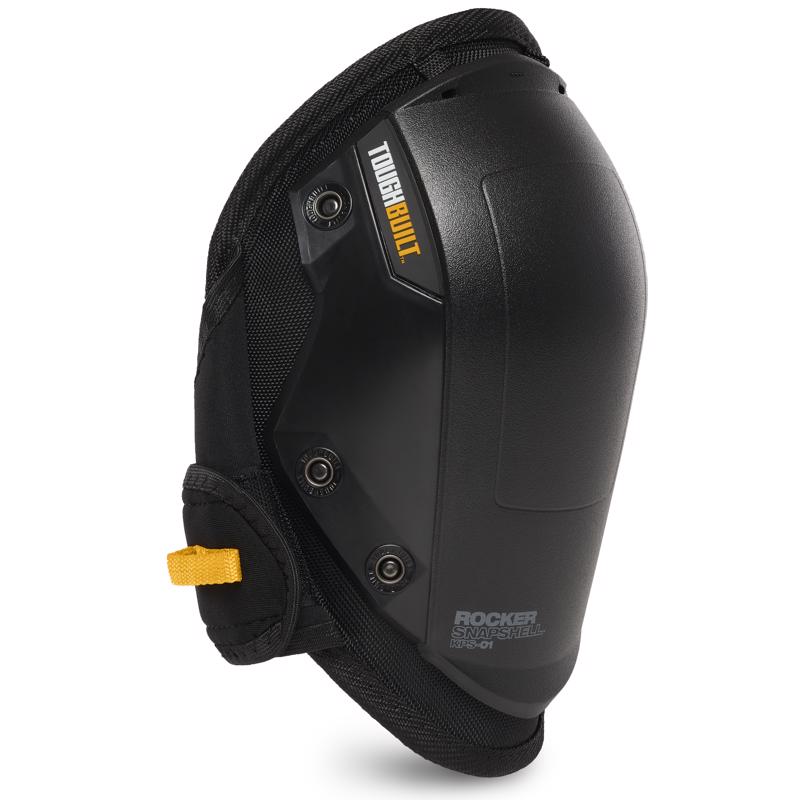 ToughBuilt GelFit 7.48 in. L X 10.43 in. W Plastic Rocker Knee Pads Black One Size Fits All