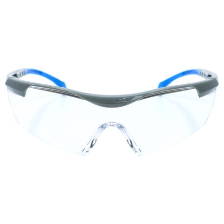 General Electric 01 Series Anti-Fog Impact-Resistant Safety Glasses Clear Lens Blue Frame 1 pk