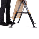 ToughBuilt 32.09 in. H X 42.40 in. W X 27.36 in. D Adjustable Folding Sawhorse 1300 lb. cap. 1 pc