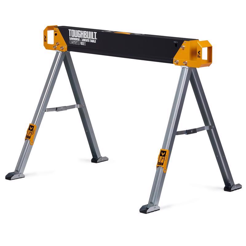 ToughBuilt 28.82 in. H X 41.54 in. W X 26.57 in. D Folding Sawhorse 1100 lb. cap. 1 pc