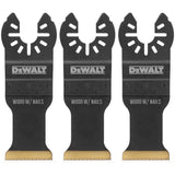 DeWalt Universal Fitment High Speed Steel Oscillating Blade Set 3 pc