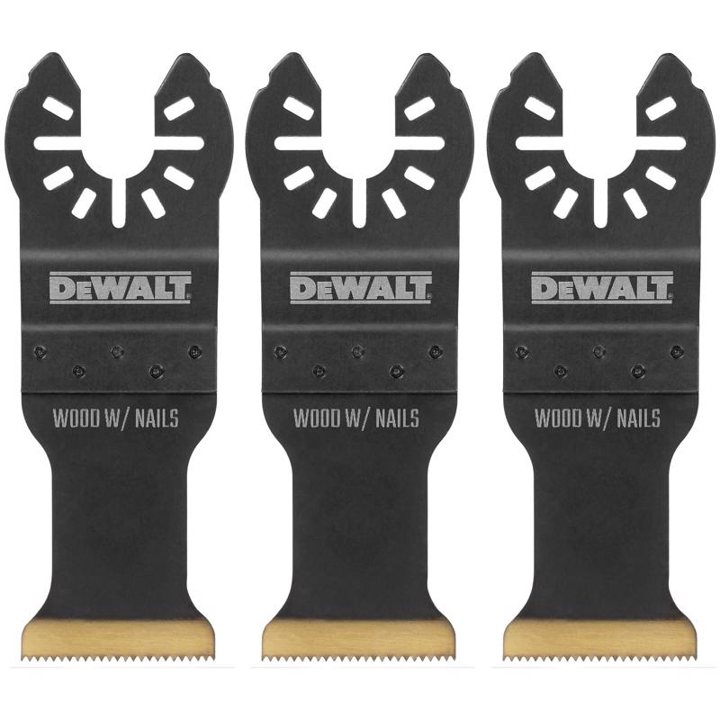 DeWalt Universal Fitment High Speed Steel Oscillating Blade Set 3 pc