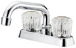 Boston Harbor FL010003CP Laundry Faucet, 2 gpm, 2-Faucet Handle, 3-Faucet Hole, Metal/Plastic, Chrome, Deck Mounting