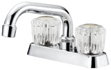 Boston Harbor FL010003CP Laundry Faucet, 2 gpm, 2-Faucet Handle, 3-Faucet Hole, Metal/Plastic, Chrome, Deck Mounting