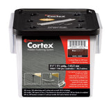 FastenMaster Cortex No. 10 X 2-1/2 in. L Madeira Torx Ttap Button Head Hidden Deck Fastener 224 pc