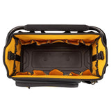 DeWalt Ballistic Nylon Open Top Tool Tote Tool Tote 36 pocket Black/Yellow