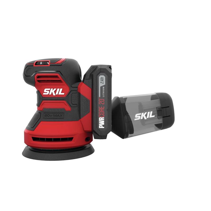 SKIL 20V PWR Core 20 Cordless Random Orbit Sander Kit (Battery & Charger)