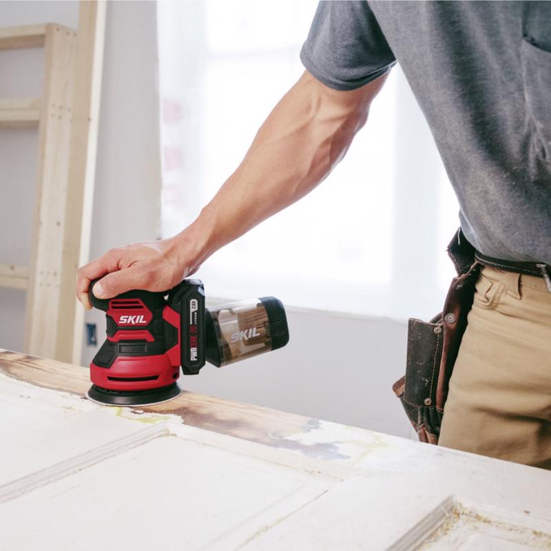 SKIL 20V PWR Core 20 Cordless Random Orbit Sander Kit (Battery & Charger)