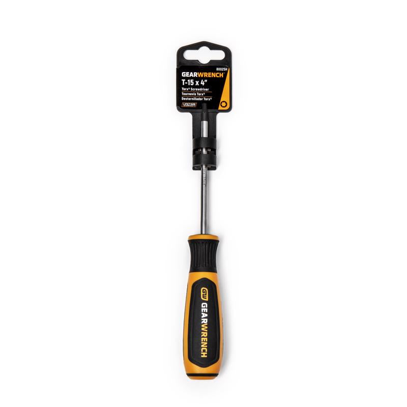 GEARWRENCH T15 Sizes X 4 in. L Torx Screwdriver 1 pk