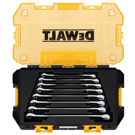 DeWalt ToughSeries Metric Combination Wrench Set 8 pc