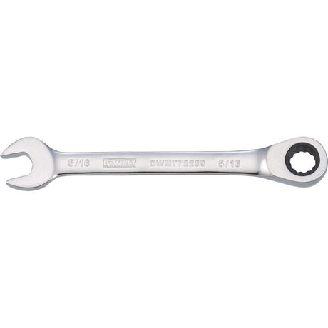DeWalt 5/16 in. X 5/16 in. 12 Point SAE Ratcheting Combination Wrench 4-3/8 in. L 1 pc