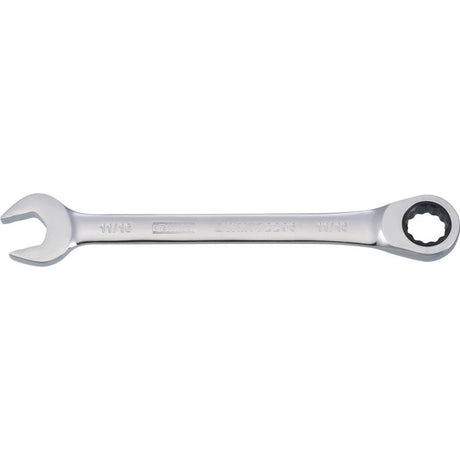 DeWalt 11/16 in. X 11/16 in. 12 Point SAE Ratcheting Combination Wrench 8-25/32 in. L 1 pc