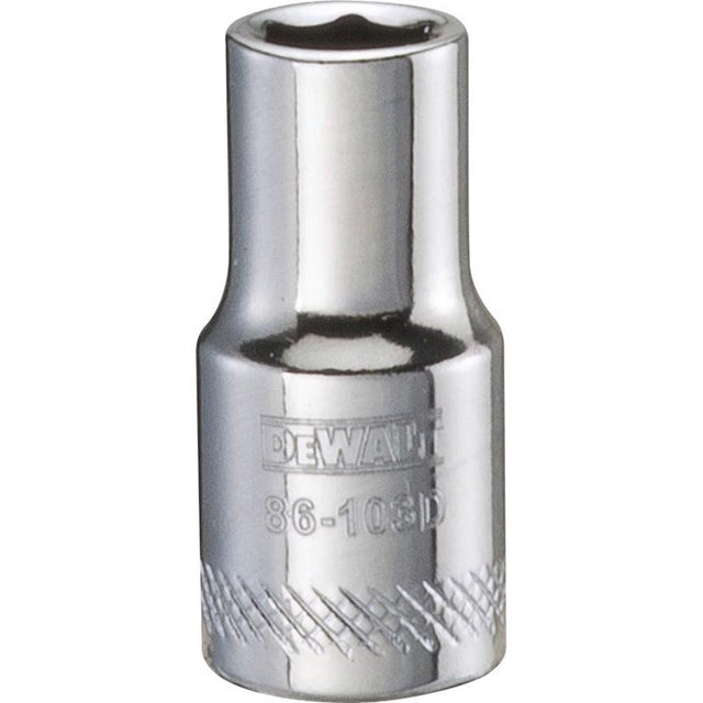 DeWalt 6 mm X 1/4 in. drive Metric 6 Point Socket 1 pc