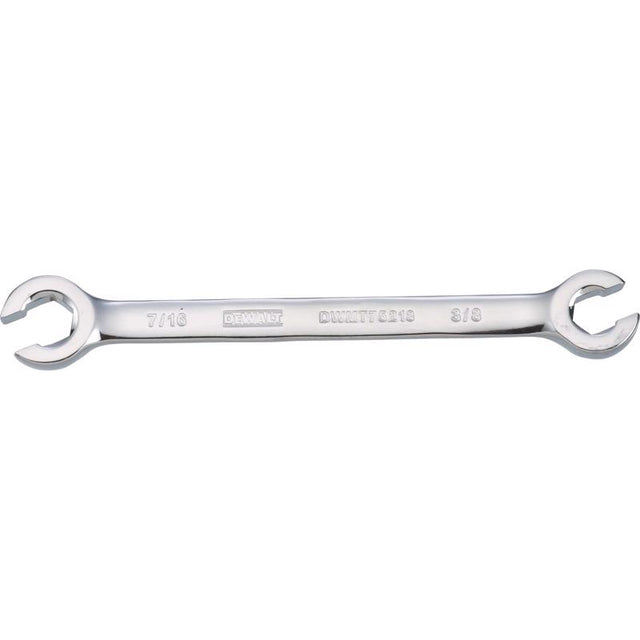 DeWalt 3/8 in. X 7/16 in. SAE Flare Nut Wrench 1 pc