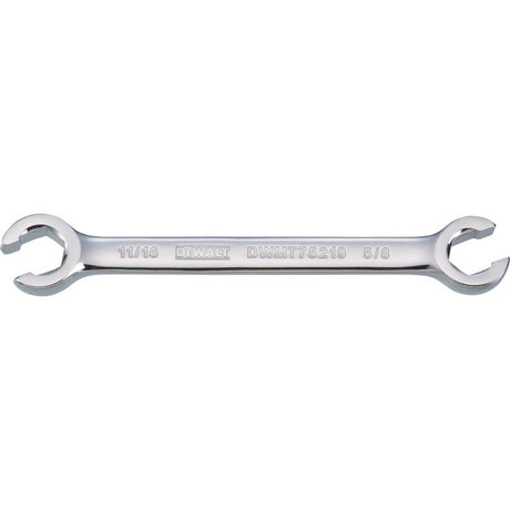 DeWalt 5/8 in. X 11/16 in. SAE Flare Nut Wrench 1 pc