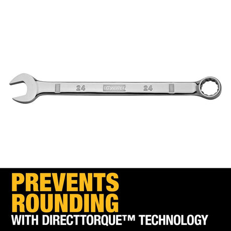 DeWalt 24 mm Metric Combination Wrench 1 pc