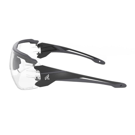 Edge Eyewear Anti-Fog Taven Safety Glasses Clear Lens Black Frame