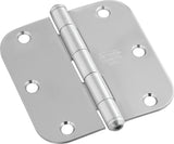 National Hardware N830-269 Door Hinge, Stainless Steel, Zinc-Plated, Non-Rising, Removable Pin, Full-Mortise Mounting