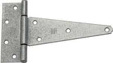 National Hardware N129-494 T-Hinge, 1-7/8 in W Frame Leaf, 4-1/2 in H Frame Leaf, Steel, Galvanized, 46 lb