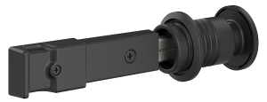 National Hardware N700-150 Magnetic Latch, Steel/Zinc, Matte Black