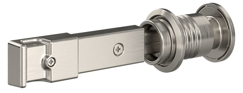 National Hardware N700-151 Barn Door Lock, Steel/Zinc, Satin Nickel