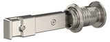 National Hardware N700-151 Barn Door Lock, Steel/Zinc, Satin Nickel