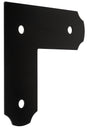 National Hardware Hartley Series N800-014 L-Strap, 8-1/4 in L, 8-1/4 in W, Steel, Storm Shine Powder-Coated