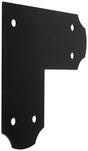 National Hardware Hartley Series N800-015 L-Strap, 11-1/4 in L, 11-1/4 in W, Steel, Storm Shine Powder-Coated