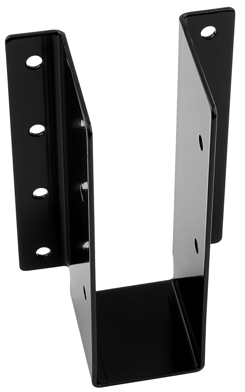 National Hardware 1221BC Series N800-019 Joist Hanger, 5-1/8 in H, 2 in D, 3-3/16 in W, 5-1/8 in, Steel, Black