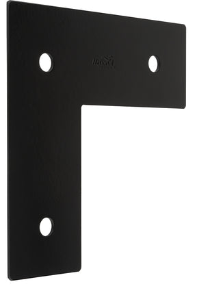 National Hardware Indio Series N800-214 L-Strap, 8-1/4 in L, 8-1/4 in W, Steel, Storm Shine Powder-Coated