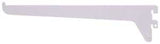 ProSource 25227PHL-PS Single and Utility Shelf Bracket, 75 lb/Pair, 10 in L, 2-1/2 in H, Steel, White, Pack of 30