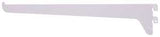 ProSource 25228PHL-PS Single and Utility Shelf Bracket, 90 lb/Pair, 12 in L, 2-1/2 in H, Steel, White, Pack of 30