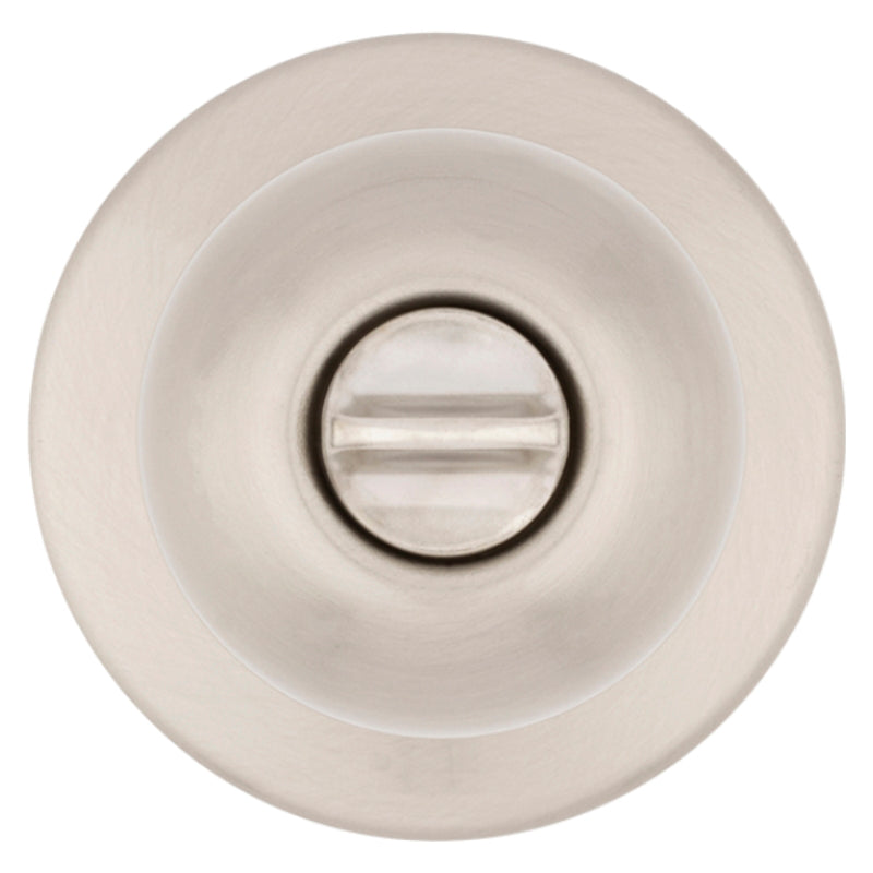 Kwikset 300P15RCLRCSBX Privacy Door Knob, Satin Nickel